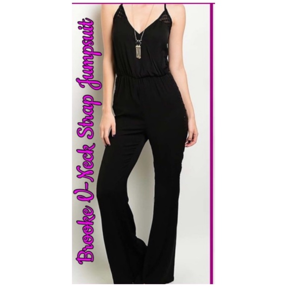 HP Brooke V-Neck Strap Jumpsuit - Picture 3 of 4